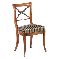 Italian Empire-Style Snakes Beech Chair
