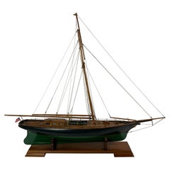 Vintage Ship Model of Yacht Majesty Southampton