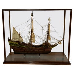Antique 1928 Model of Mayflower by Walter Simonds