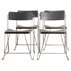 Vintage Set Four 80's Chairs Set Design Andries & Hiroko Van Onck for Magis