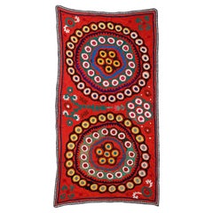 Used Decorative Silk Hand Embroidery "Suzani" Wall Hanging from Uzbekistan