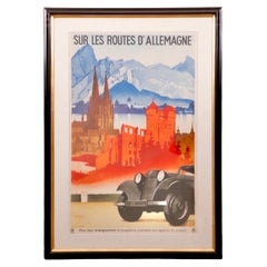 Antique Ludwig Hohlwein German Framed Poster