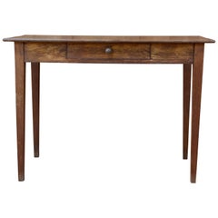 Rustic Wood Table Desk, Circa 1900