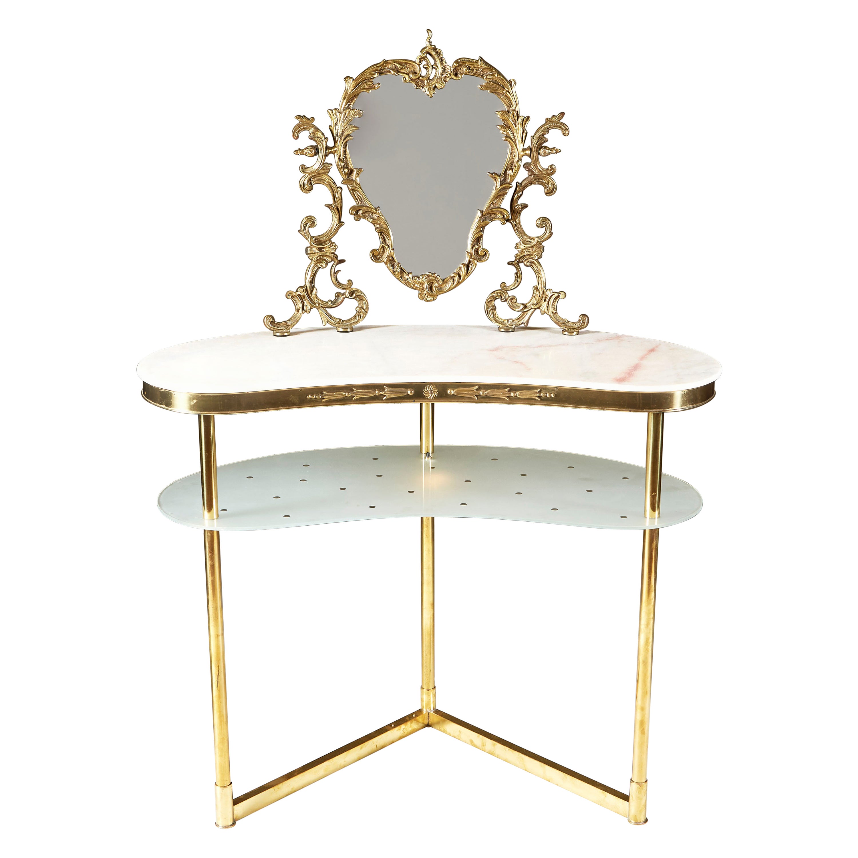 1950s Italian Marble Topped Dressing-Table