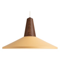 Schneid Studio Eikon Shell Peach Sorbet, Walnut, Pendant Lamp