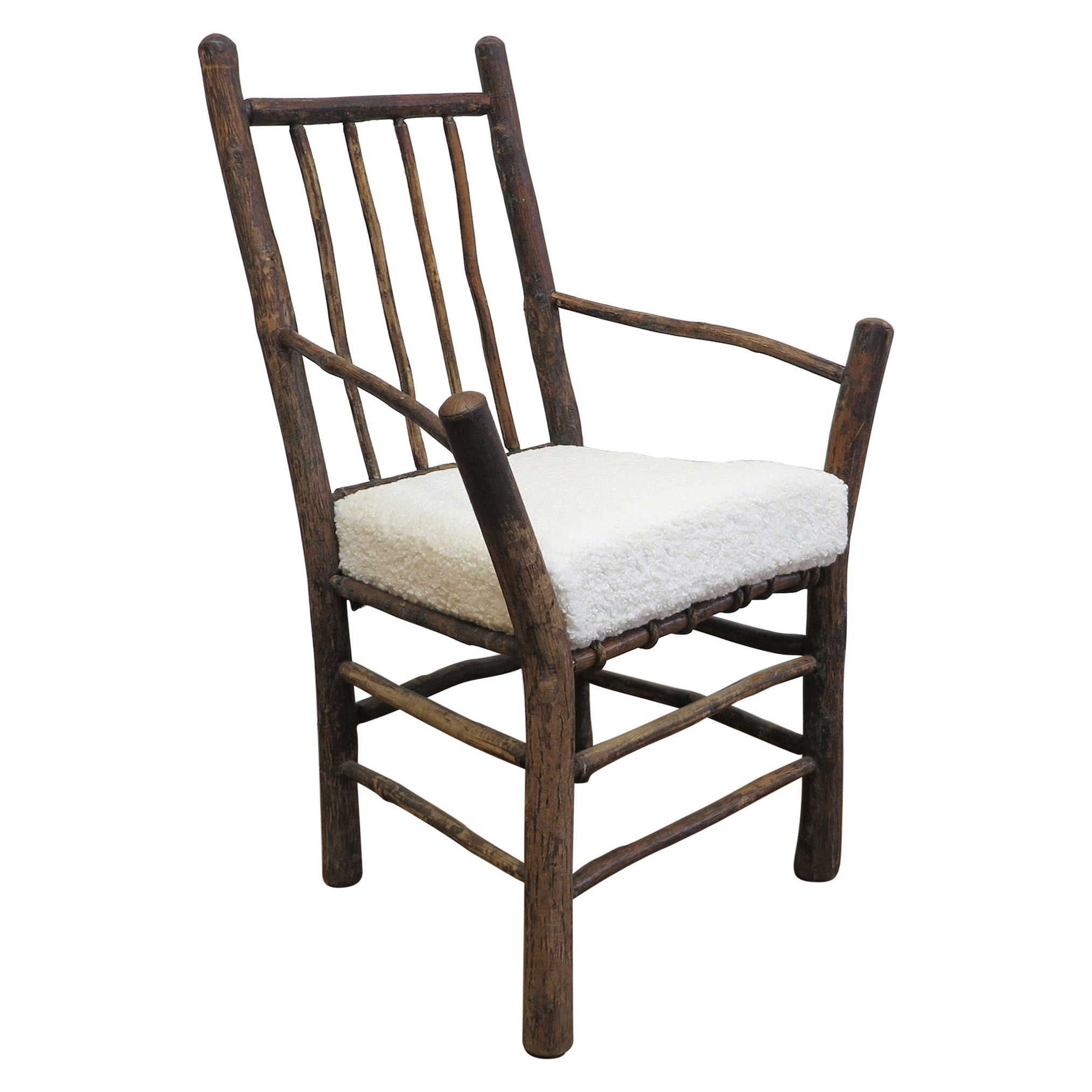 Antique Twig Adirondacks Chair  