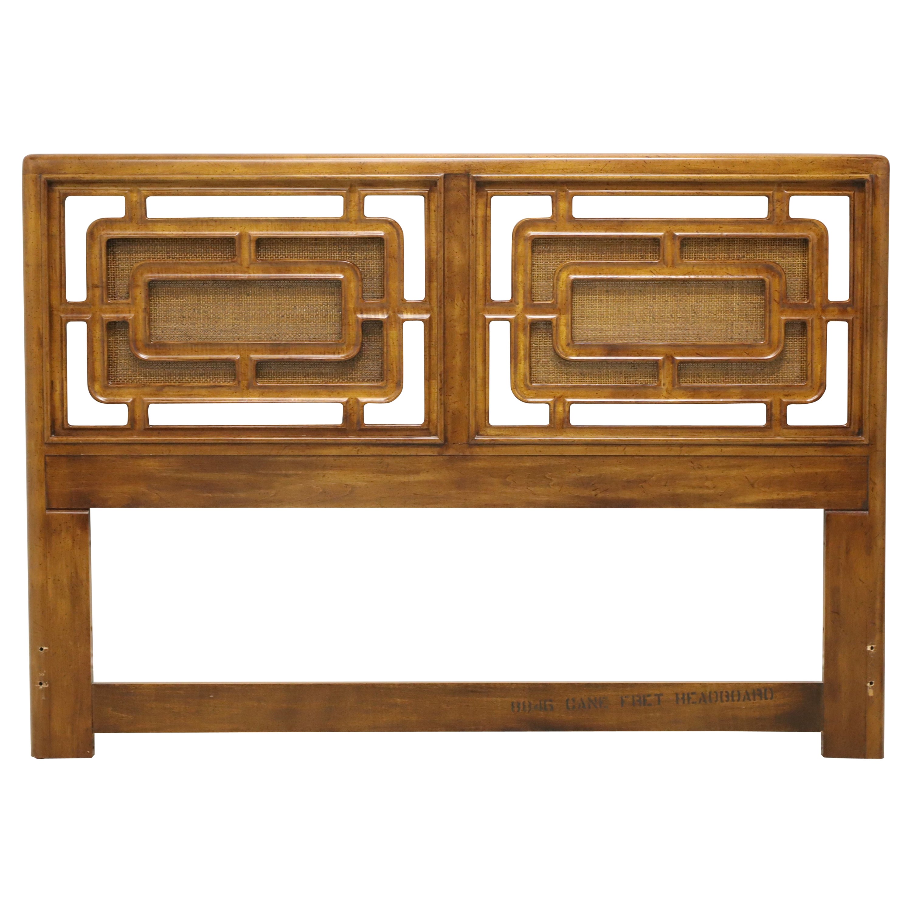 Mid 20th Century Asian Style Queen Size Headboard by UNIQUE FURNITURE