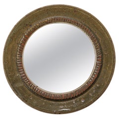 Gustave Tiffoche Ceramic Mirror, France, c. 1960