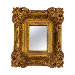 Vintage Baroque Style Framed Beveled Accent Mirror