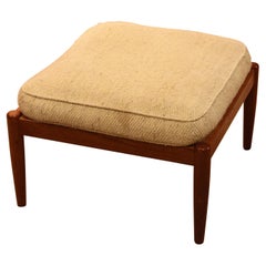 Mid-Century Modern Danish Ottoman by Dux