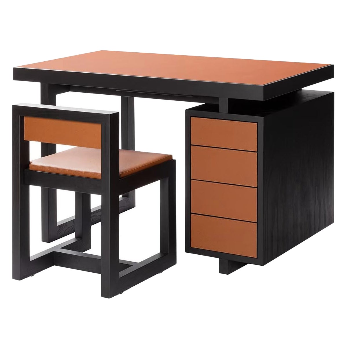 Towny Desk with Chair Set  For Sale