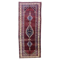 Antique Northwest Persian Corridor Carpet circa 1920