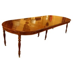 Extendable Table in Mahogany - 19th Century-France