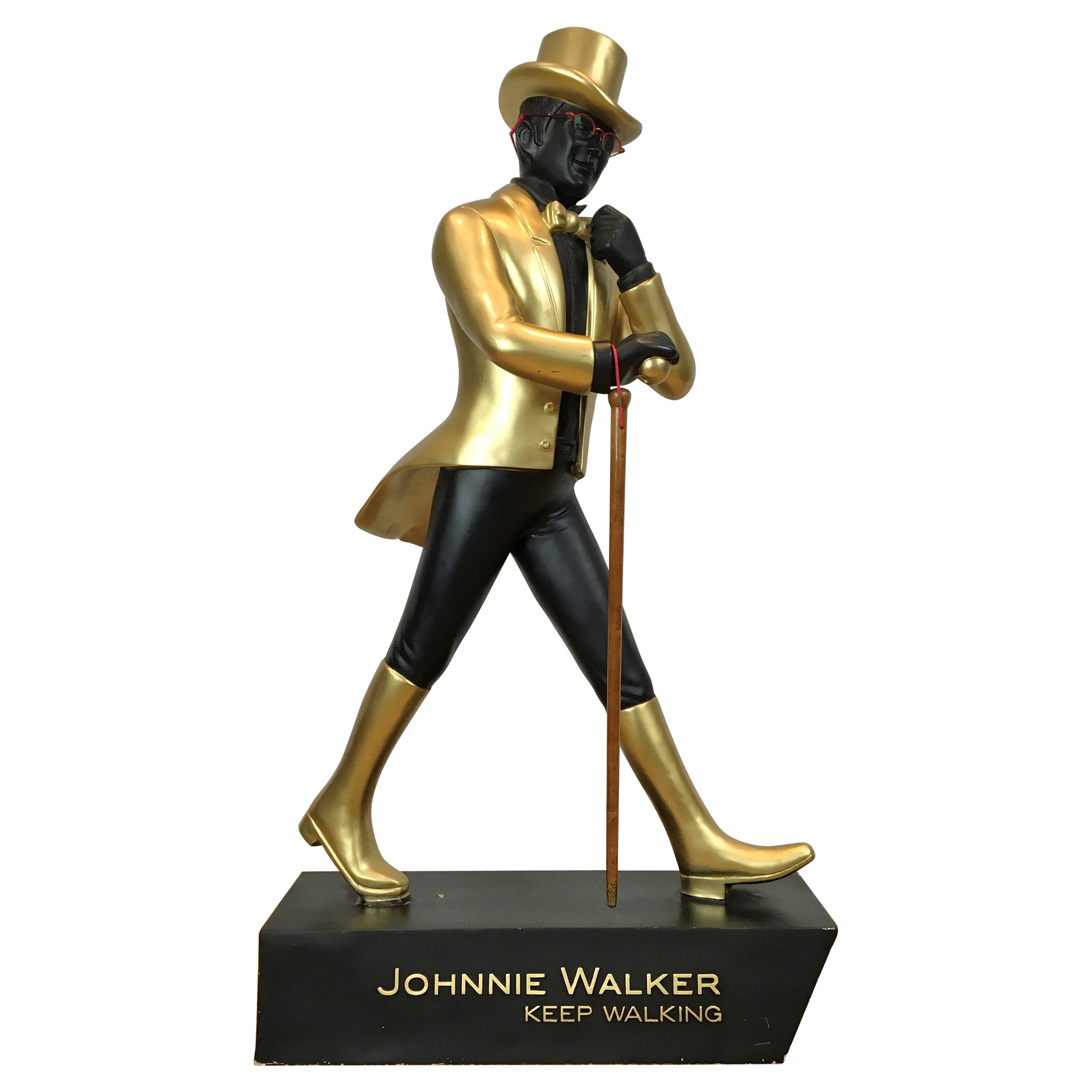 Lifesize Johnnie Walker Shop Advertising Display Man For Sale