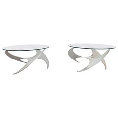 Vintage Propellor Coffee Tables by Knut Hesterberg, 1960s - Set of 2