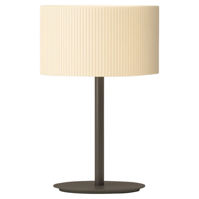 E15 Pleated Table Lamp Exclusive Handmade in Italy For Sale