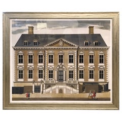 Used Gigantic Striking Print of Colonial Mansion