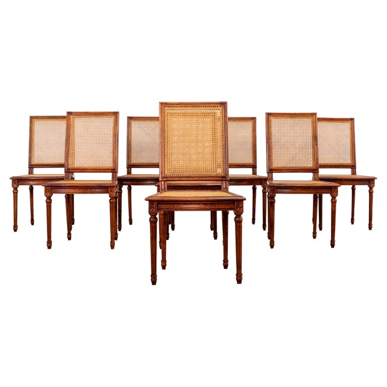 Salle à Manger Art Déco Acajou - Table, Buffet Et 6 Chaises - Vers 1930 - À Restaurer