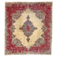 Vintage Persian Kerman Rug