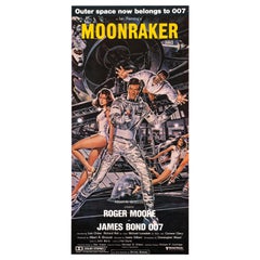 James Bond 'Moonraker' Original Vintage Australian Daybill Movie Poster, 1979