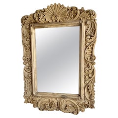 Spanish Wood Carved Mirror c 1900’s