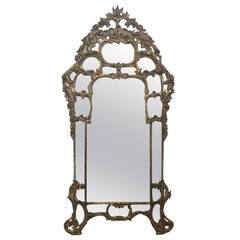 Italian Rococo Gilt-Wood Mirror