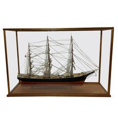Wood Cased Ship Model of the Bent F. Packard of Seattle