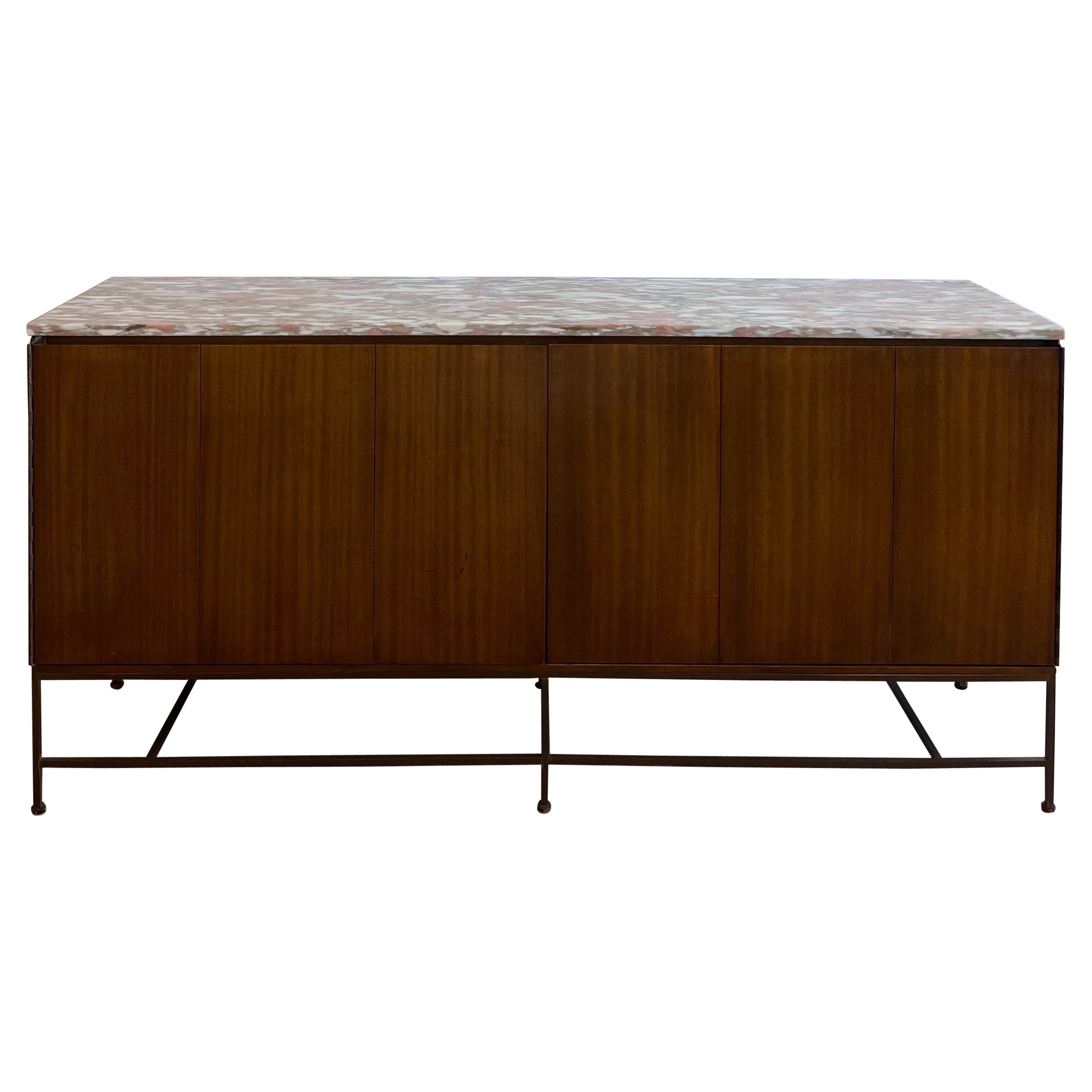 Paul McCobb Directional Marble-Top Credenza