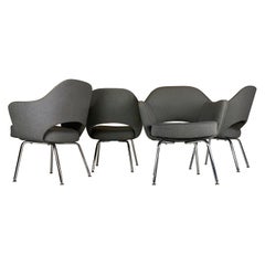 Set of 6 Knoll Studio No. 71 Executive/ Conference Armchairs by Eero Saarinen