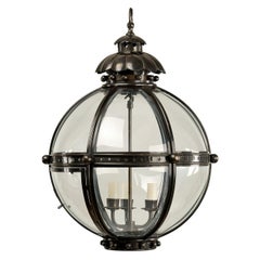 Antique Globe Lantern, Bronze Finish, Small