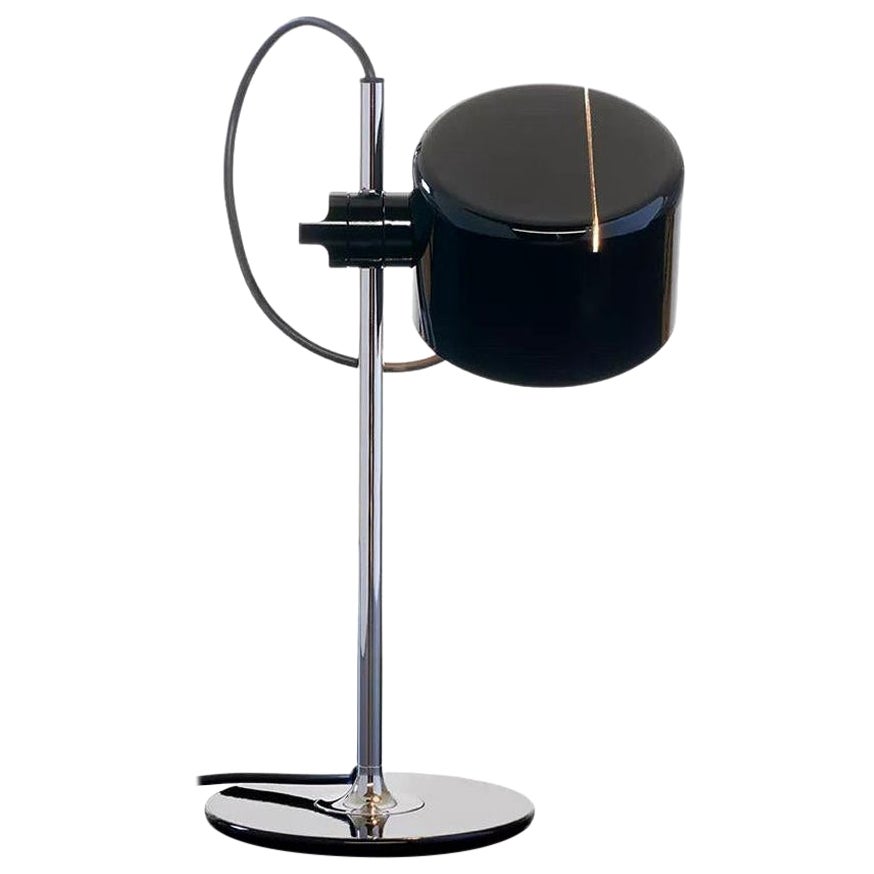 Joe Colombo Model #2201 "Mini Coupé" Table Lamp in Black for Oluce For Sale