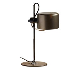 Joe Colombo Model #2201 "Mini Coupé" Table Lamp in Bronze for Oluce