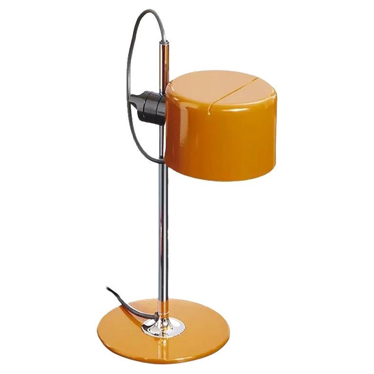 Joe Colombo Model #2201 "Mini Coupé" Table Lamp in Yellow for Oluce For  Sale at 1stDibs