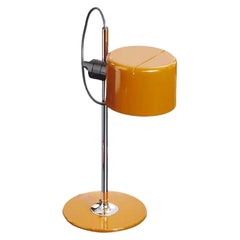 Joe Colombo Model #2201 'Mini Coupé' Table Lamp in Mustard Yellow for Oluce