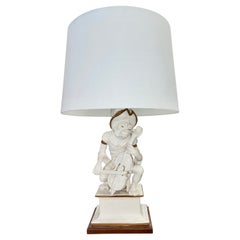 Ceramic Monkey Lamp