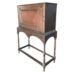 Vintage Entry Way Cabinet or Secretary Desk