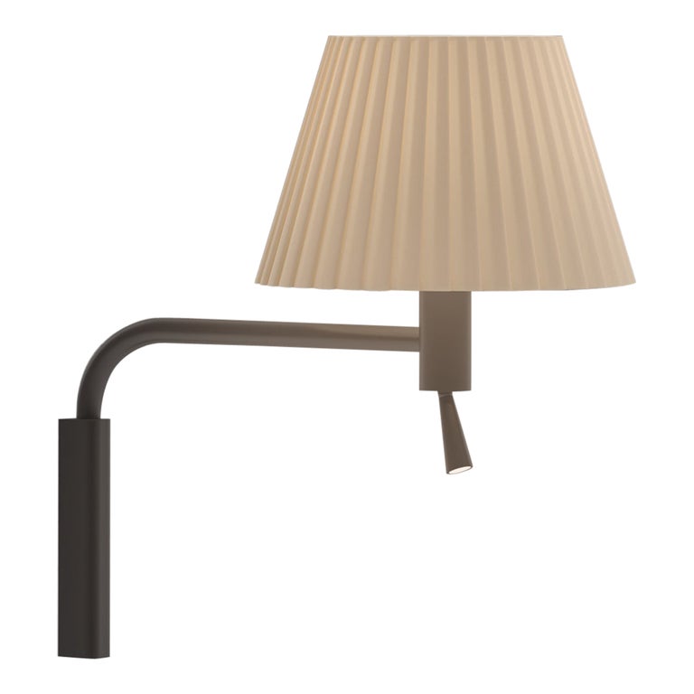 E16-S Pleated Wall Lamp  Exclusive Handmade in Italy For Sale