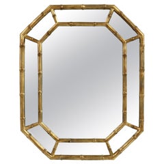 Faux Bamboo Mirror