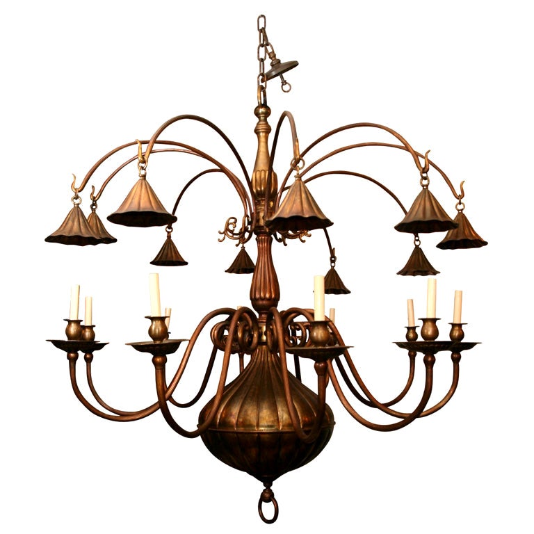 Large Dutch Chandelier For Sale at 1stDibs