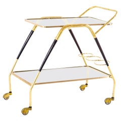 Italian Mid Century Modern Bar Cart