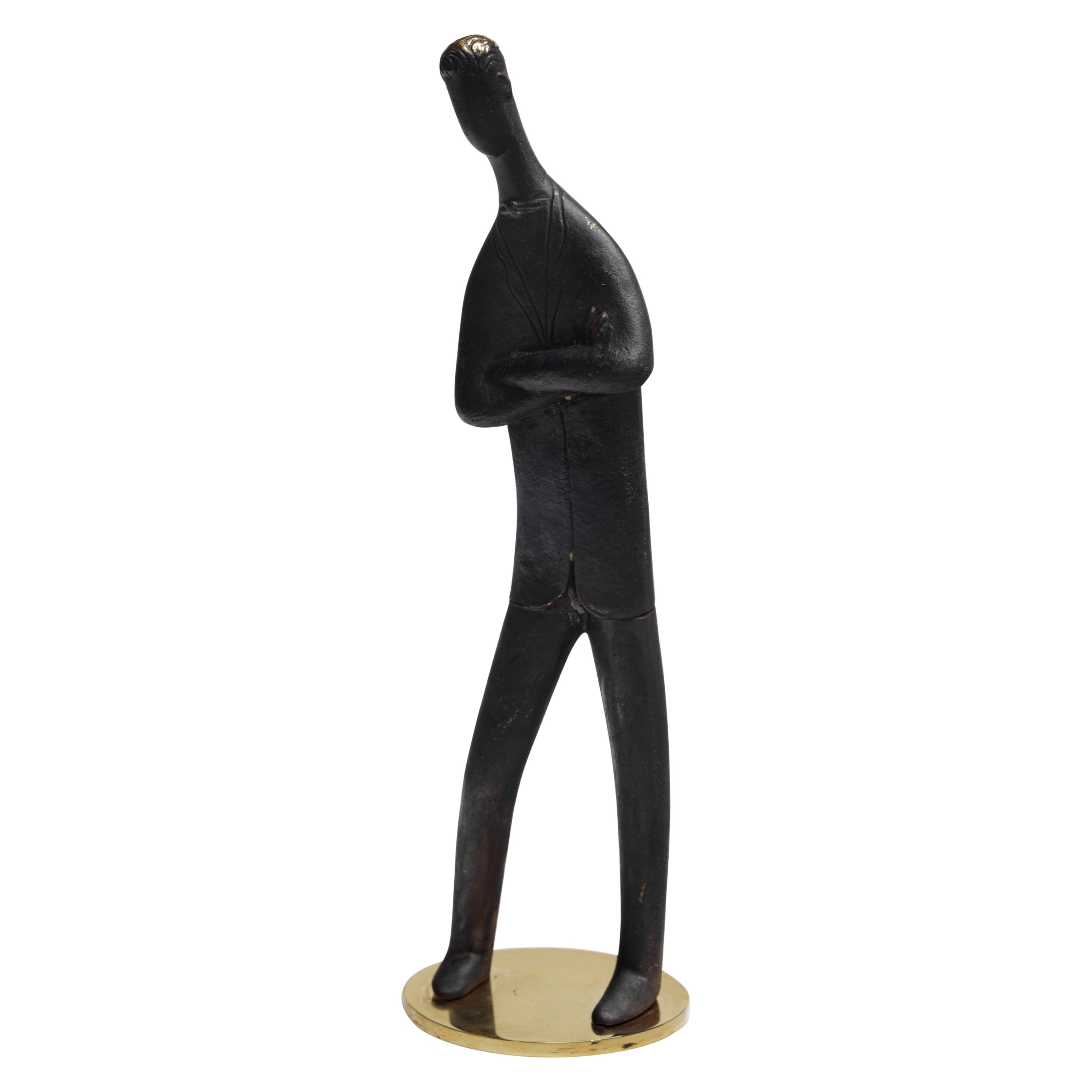 Carl Aubck #4069 Skulptur „Standing“ „Standing“, Österreich im Angebot