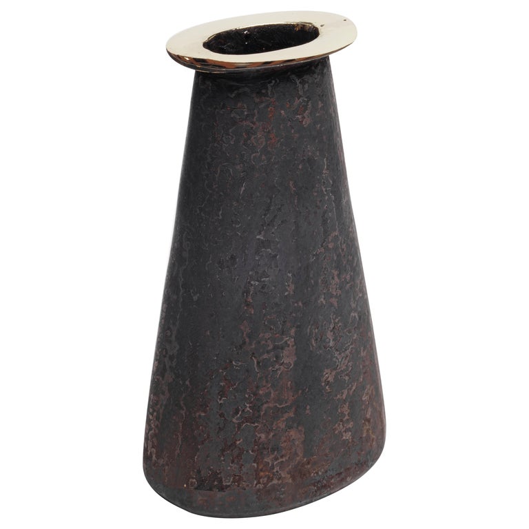 Carl Auböck #3975 "Collar" Vase, Austria, 2022  For Sale