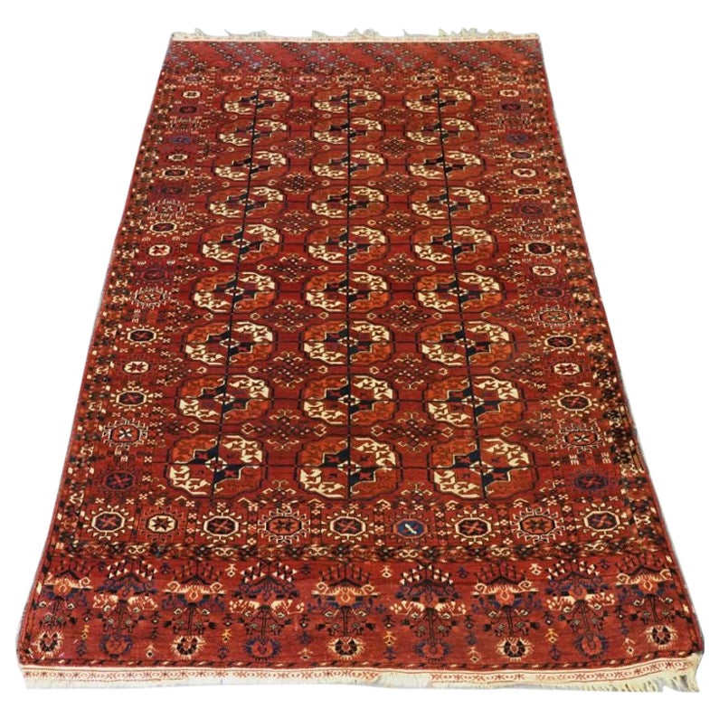 Antique Tekke Turkmen 'Dip Khali' Rug