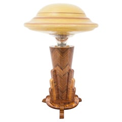 Art Deco Table Lamp, Poland, 1980s