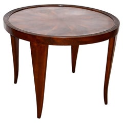 Italian Round Coffee Table, 1940s