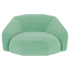 Post-Modern Soft Upholstered Elo Armchair by Draga & Aurel