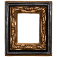 17th Century, Italian Gilded Wood Frame