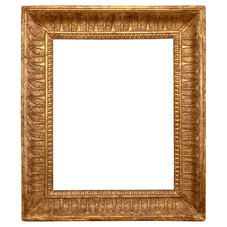 Period Giltwood Large Italian Empire Frame For Sale at 1stDibs