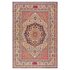 Persischer Kerman-Laver-Teppich aus dem 19. Jahrhundert (7'9" x 11'9" - 236 x 358 cm)