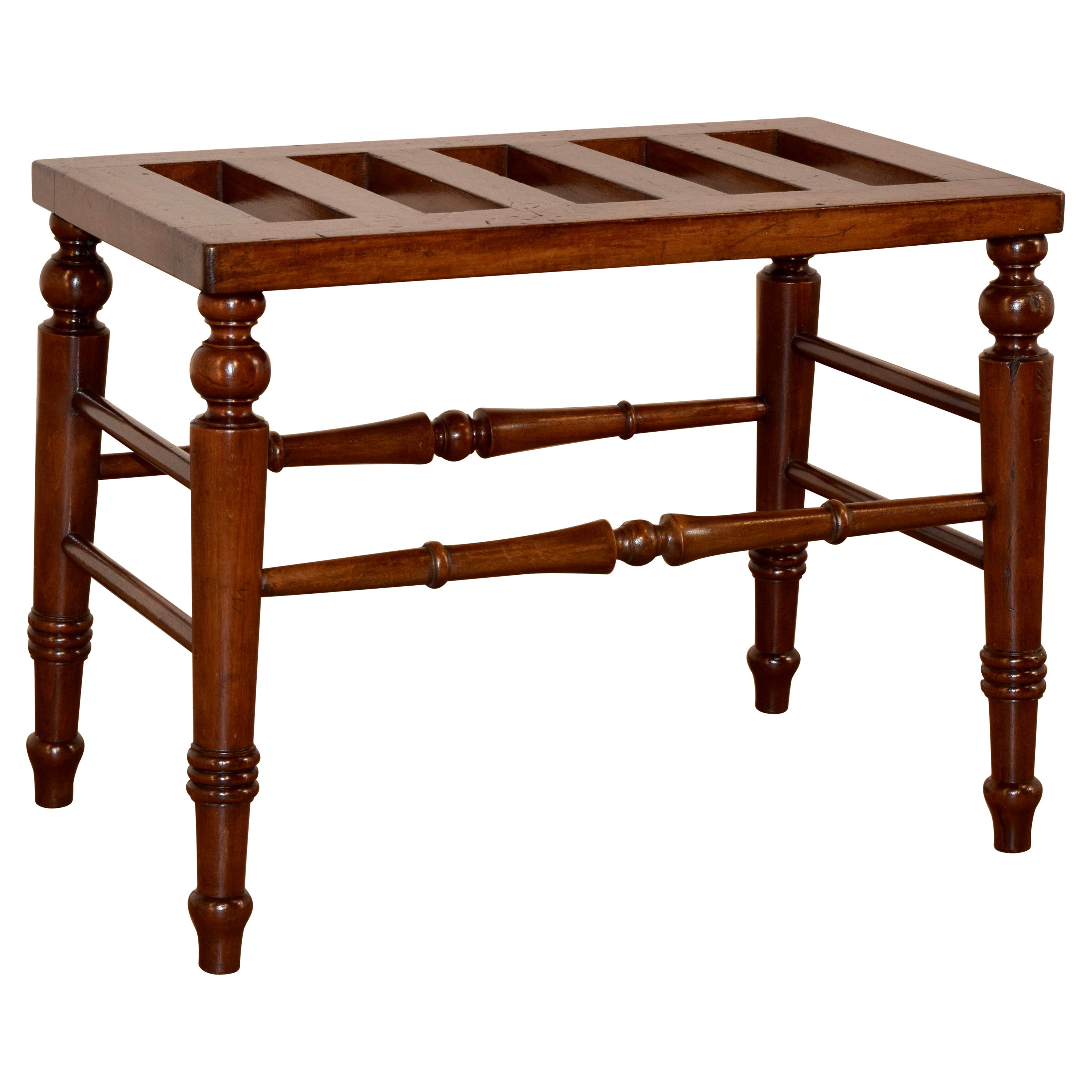 19th Century English Luggage Stand